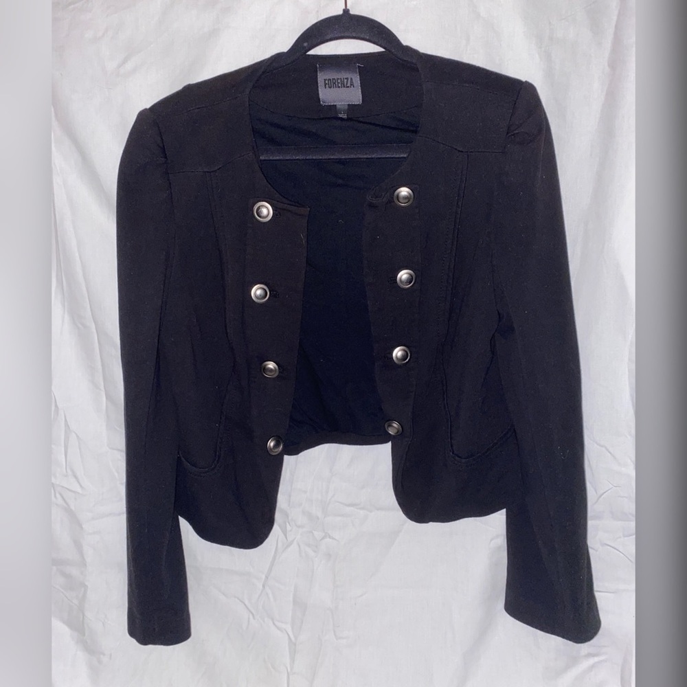 Size Large Forenza Military Style Cropped Jacket